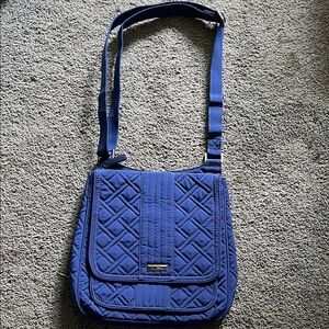 Vera Bradley Navy Quilted Crossbody Bag